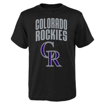 MLB Colorado Rockies Boys' Oversize Graphic Core T-Shirt