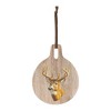 Melrose Deer Print Cutting Board Décor 7.75"D - 2 of 2