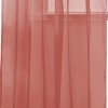 RT Designers Collection Cara One Sheer Grommet Light Filtering Curtain Panel 54" x 90" Coral - 3 of 3