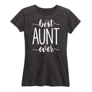 Women's - Instant Message - Best Aunt Ever Short Sleeve Graphic T-Shirt - 1 of 4