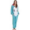 Just Love Womens One Piece Winter & Christmas Character Adult Bodysuit Hooded Pajamas - 2 of 4