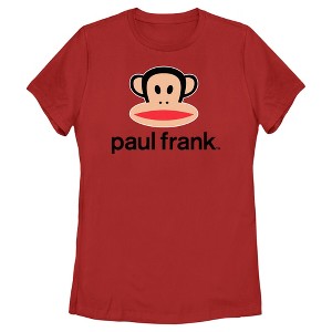 Women's Paul Frank Logo Julius Black T-Shirt - 1 of 4