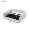 NicBex Full Size Upholstered Daybed with Underneath Storage for Bedroom,Living Room,Apartment - 3 of 4