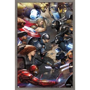 Trends International Marvel's Avengers - Face Off Framed Wall Poster Prints - 1 of 4