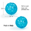 OPTP Franklin Method Small Blue Textured Ball Set (Pair) - Inflatable Myofascial Release Ball Set, Massage Balls for Training, Pilates and Yoga - 3 of 4