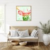 Amanti Art Portrait of A Deer rainbow by Marie Elaine Cusson Framed Canvas Wall Art Print - 4 of 4