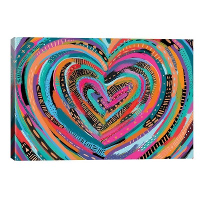 12" x 18" x 0.75" Art Heart Ii by Ettavee Unframed Wall Canvas - iCanvas