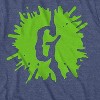 Boys Goosebumps Horror Mask Shirt - Goosebumps Monsters and Zombies R.L. Stine T-Shirt (Denim Heather, X-Small) - 2 of 4