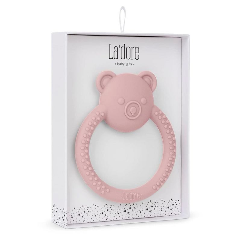 Silicone Bear Teething Toys - Cute Animal-Shaped Teething Relief for 0-6 Months, Easy to Clean Teether Ring - Newborn Essentials, 2 of 8