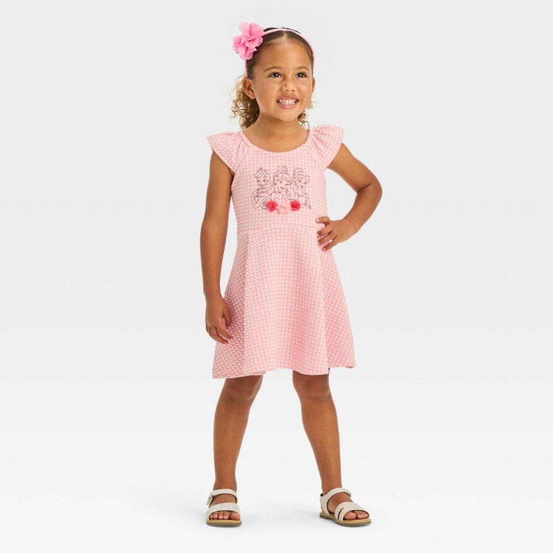 Toddler Girls&#39; Disney Princess A-Line Dress - Pink, 3 of 7