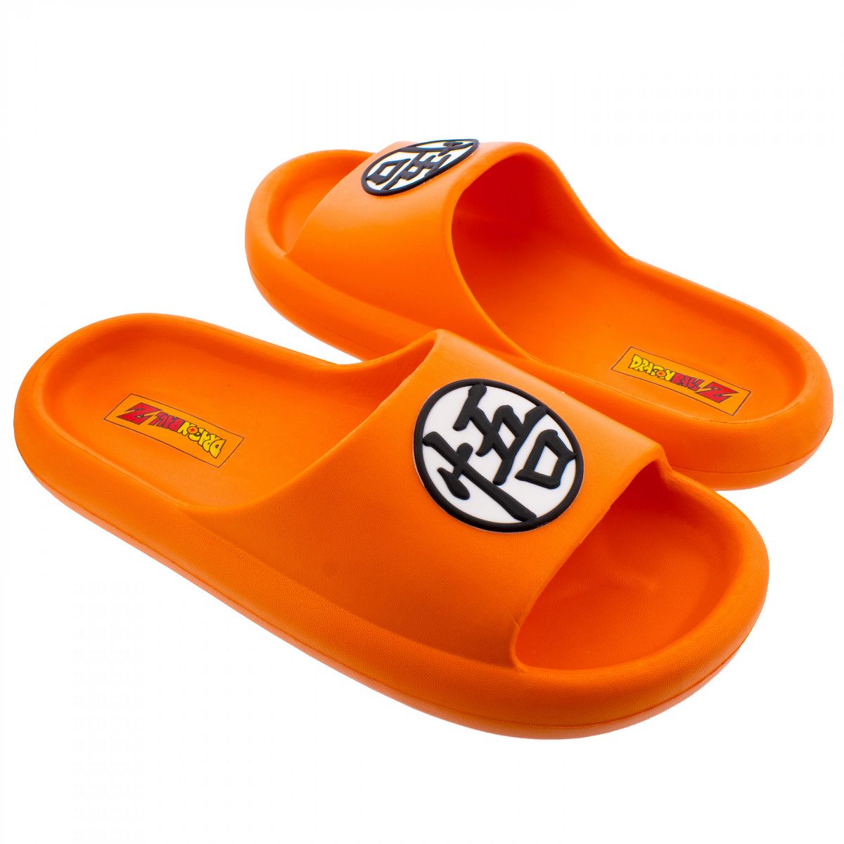 Mens Dragon Ball Z Goku's Symbol Slip On Comfort Slides