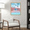 Amanti Art Palm springs by Petra Lizde Canvas Wall Art Print Framed - 4 of 4