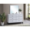 Passion Furniture Glasgow 39 in. W x 35 in. H Rectangle Framed Dresser Mirror - 4 of 4