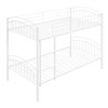 NicBex Twin over Twin Bunk Bed Convertible Metal Bed Frame with Full Length Guardrail and Ladder for Bedroom, Dorm, No Box Spring Required - 3 of 4