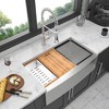 36 Farmhouse Sink Workstation - 36*22*10 Inch Kitchen Sink Stainless Steel 16 gauge Apron Front Kitchen Sink - 3 of 4