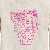Boys' - Monster High - Draculara Pink Graphic Long Sleeve Fleece Sweatshirt - 2 of 4