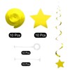 Unique Bargains Stars Hanging Party Decoration Foil Fringe Backdrop Curtains 20 Pcs - 3 of 4