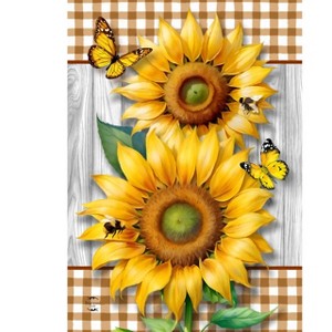 Briarwood Lane Summer Garden Flag 12x18 For Outdoor Sunflower Duo For Summer Garden Flag Flags For Outside - 1 of 4