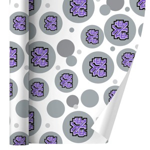 City College of New York Secondary Logo Gift Wrap Wrapping Paper Roll 30x72 - 1 of 4