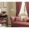 Cal Lighting 40W Duxbury metal arc floor lamp with electoral plated smoked glass shade - 3 of 3