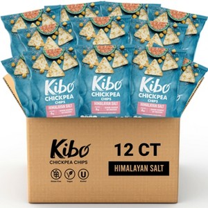 Kibo Chickpea Chips, Himalayan Salt - 1 Oz. Bag (Pack of 12) - 1 of 4
