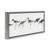 Stupell Industries Minimal Beach Bird Sandpipers Floating Frame Canvas Art - 2 of 4