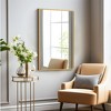SpassWay Metal Bathroom/Vanity Mirror Modern Accent Mirror for Living Room Bathroom Bedroom Entryway Black/Gold/Silver - 2 of 4