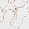 Seashell Choker Necklace Set 5pc - Wild Fable™ Gold - 3 of 3