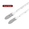 Unique Bargains Soft Double-sided Retractable Rulers and Measuring Tools Self-locking PU Leather Case Tape 150 cm/60 Inch - 3 of 4
