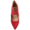 Journee Collection Womens Junniper Back Heel Zip High Stiletto Pointed Toe Pumps - 4 of 4