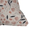 Deny Designs Menina Lisboa Rustic Blue Flowers Square Indoor Throw Pillow - 3 of 4