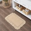Burlap Vintage Bathmat 20x30 VHC Brands - 2 of 4