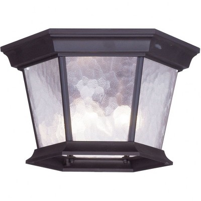 Livex Lighting Hamilton 3 - Light Flush Mount in  Black