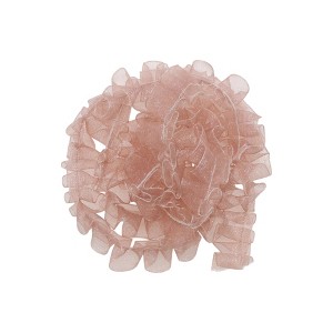 Unique Bargains Ribbon Delicate Sheer Chiffon with Lace & Crinkle Polyester 35.83"x0.59" 1 Pc - 1 of 3