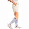 Women's Teagan Color Block French Terry Jogger Pants - Hem & Thread - image 3 of 4