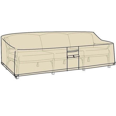 Plow Hearth Deluxe Outdoor Deep Seat Sofa Outdoor Furniture Cover Sand Target