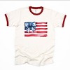 Simply Sage Market USA Flag Coquette Ringer Tee - 2 of 4
