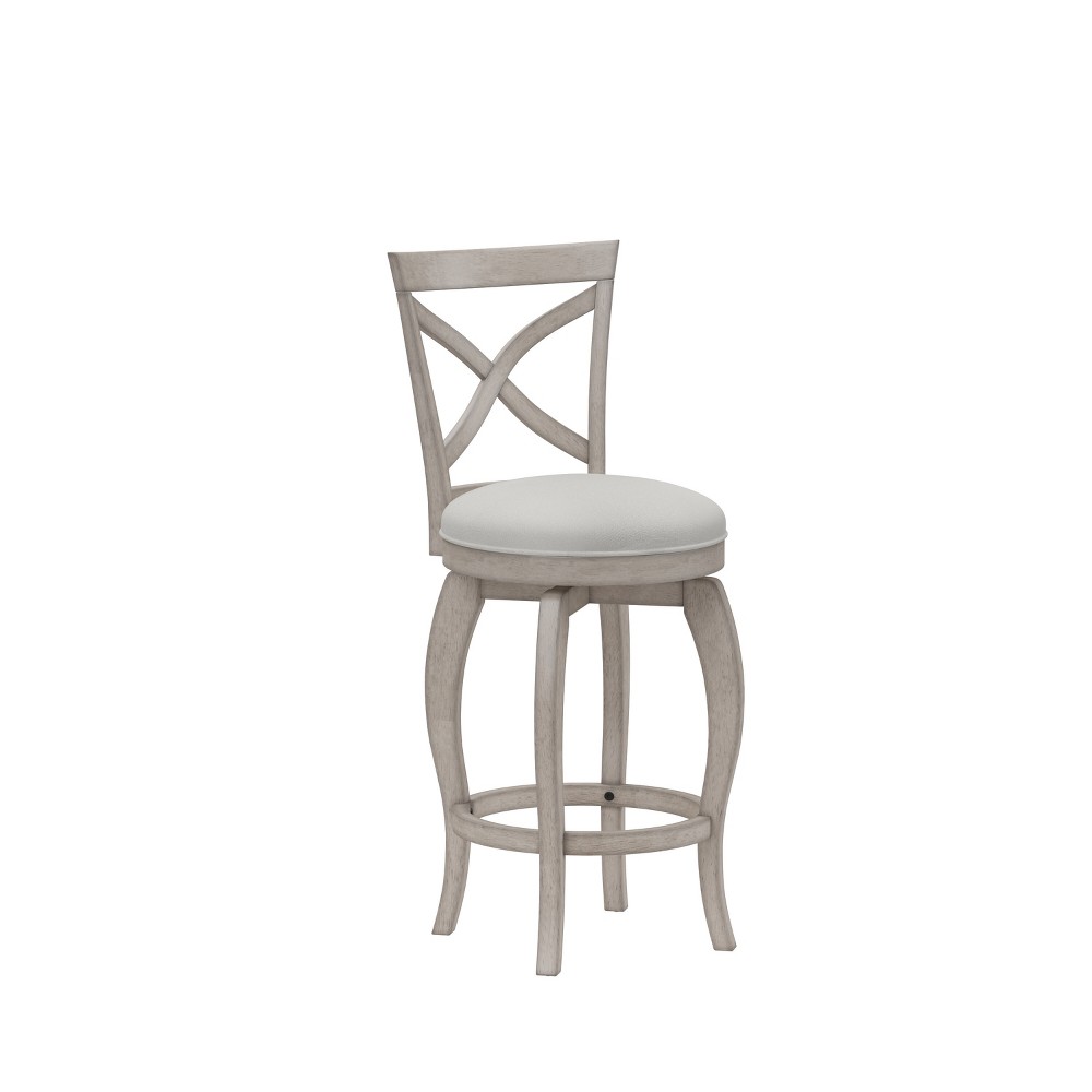 Photos - Chair Ellendale Swivel Counter Height Barstool Gray - Hillsdale Furniture