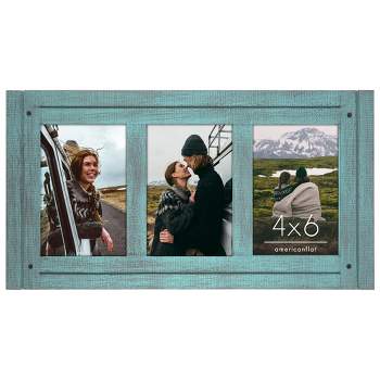 Americanflat Tri-Photo Frame for Western Home Decor