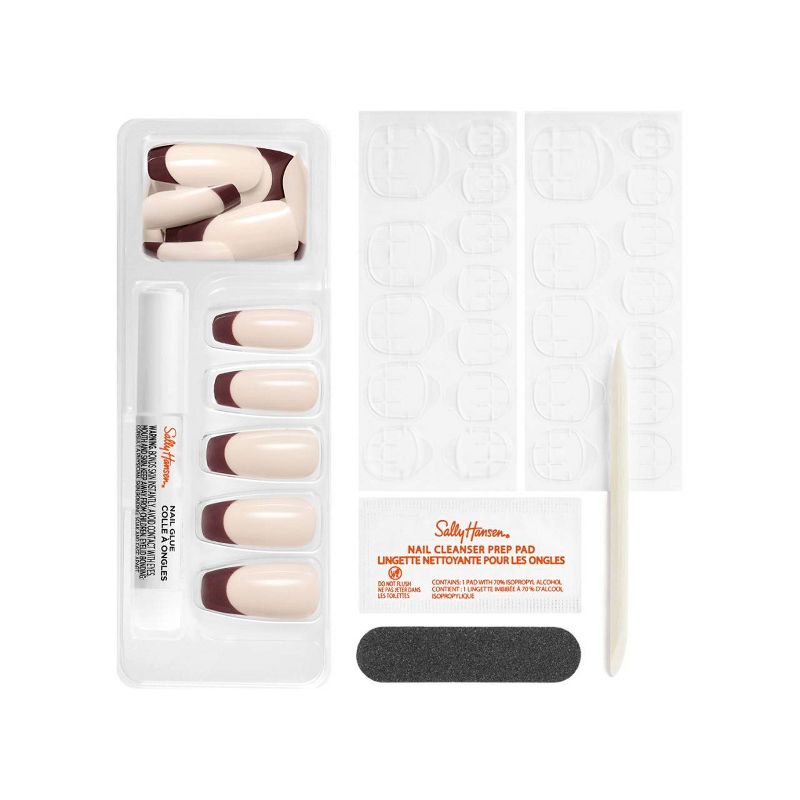 Sally Hansen Salon Effects Perfect Manicure x Hershey&#39;s Kisses Press-On Nails Kit - Coffin - Sweet Like Kisses - 24ct, 4 of 8