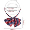 INSPIRE CHIC Women's Double Layers Pretied Bowknot Striped Cute Uniform Ties - 2 of 4