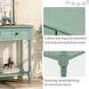 YOOCOZZ Traditional Style Console Table with Two Drawers and Bottom Shelf - 4 of 4