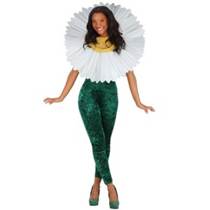 HalloweenCostumes.com Women's White Daisy Flower Costume | Plant Costumes - 1 of 3