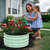 Raised Garden Beds Outdoor, 2 Pack 2x2x1 FT Galvanized Raised Garden Bed for Gardening, Round Metal Planter Box for Planting Plants Vegetables - 2 of 4