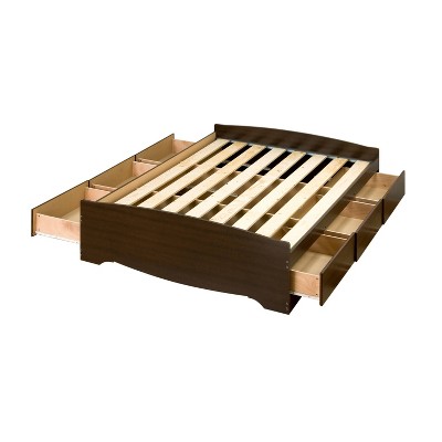 Mate's Platform Storage Bed with 6 Drawers - Prepac