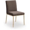 Meridian Furniture,Reeves Chenille Fabric Dining Chair, Set of 2 - 2 of 4