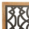 Set of 4 Metal Geometric Cut-out Wall Decors Black - Olivia & May - 3 of 4
