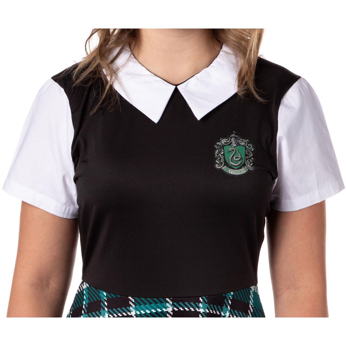 Harry Potter Juniors Costume Dress Plaid Skirt, All 4 Houses Available - thumbnail 8