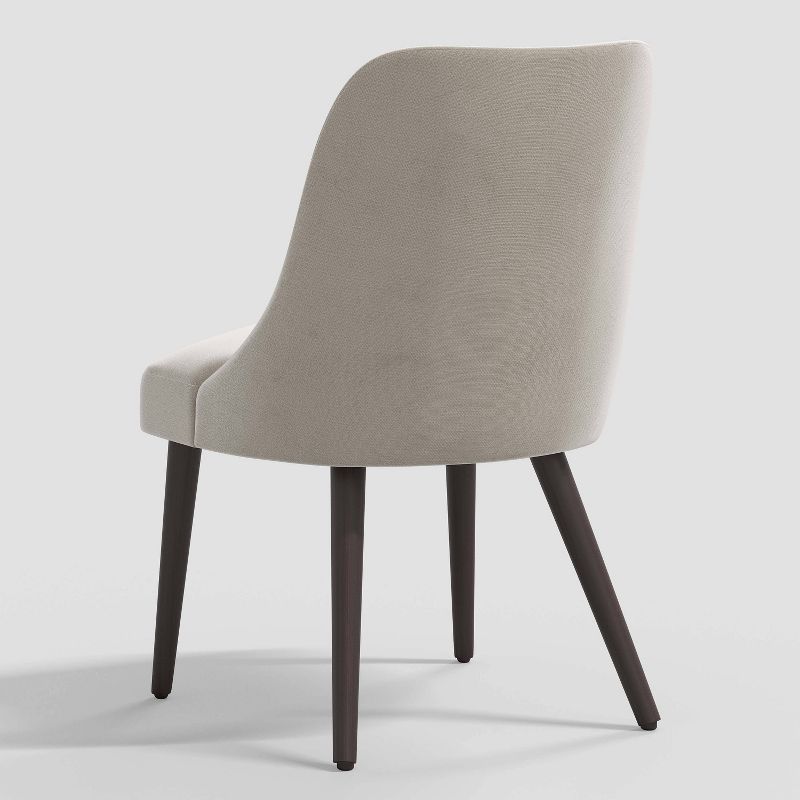 Geller Modern Dining Chair in Shiny Velvet Mystere - Threshold™, 4 of 8
