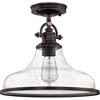 Quoizel Lighting Grant 1 - Light Semi-Flush Mount in  Palladian Bronze - 2 of 3